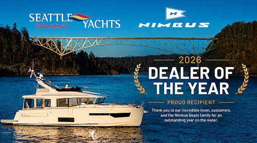 Seattle Yachts Named The 2026 Nimbus Boats Dealer Of The Year