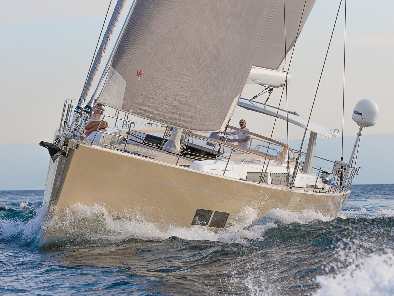 Hanse 675 with beautiful lines