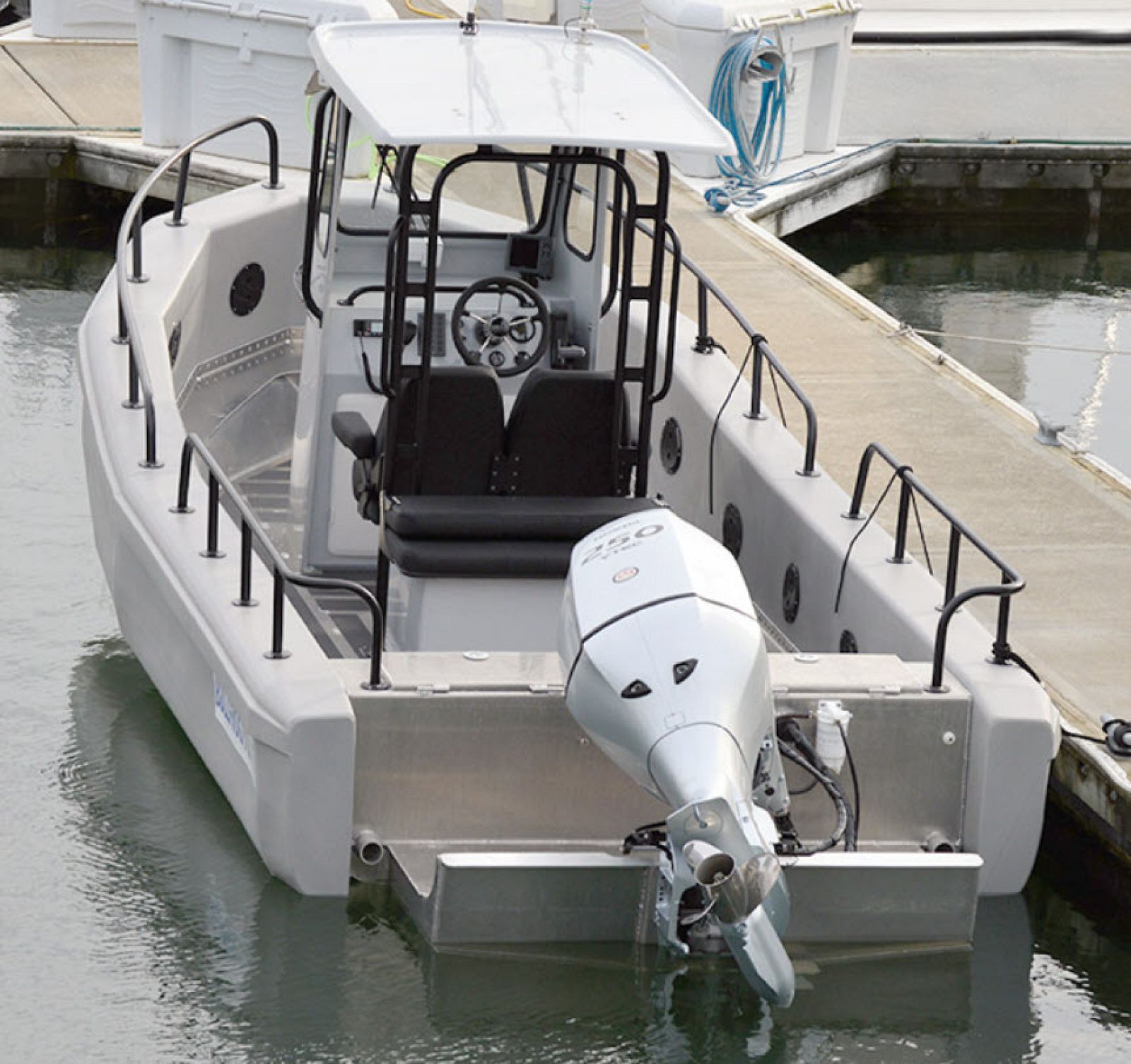 offshore 22-foot yacht tender with motor
