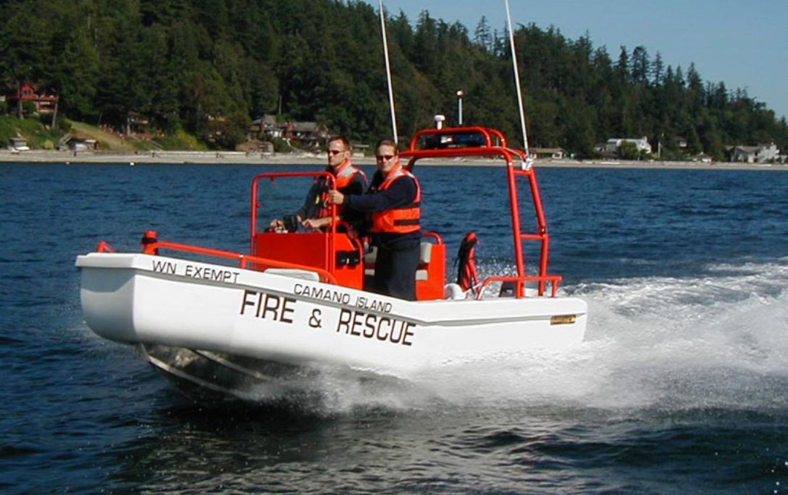 Fire and rescue utility boat