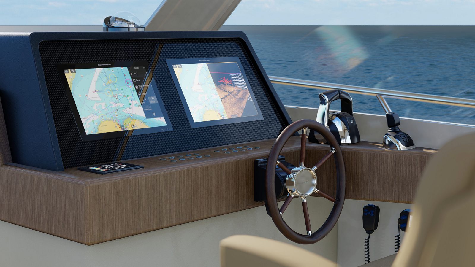 helm console and electronics
